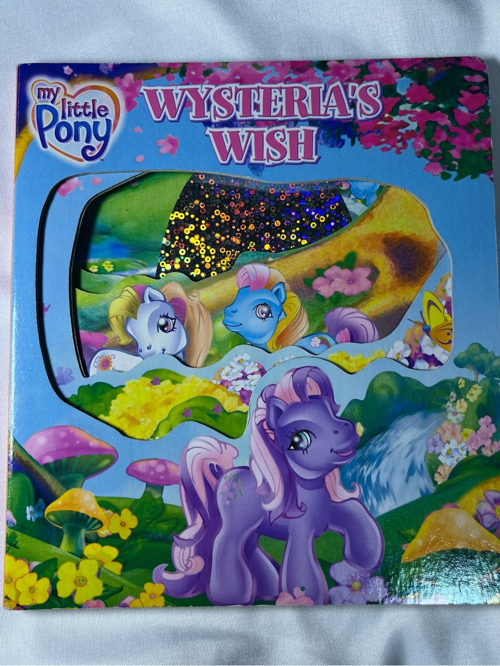 My‎ Little Pony Wysteria’s Wish Board Book 2003 Hasbro Vintage Kids Y2K